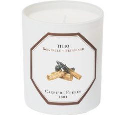 Carrière Frères Bougie Parfumee Bois Brules - Titio Maison